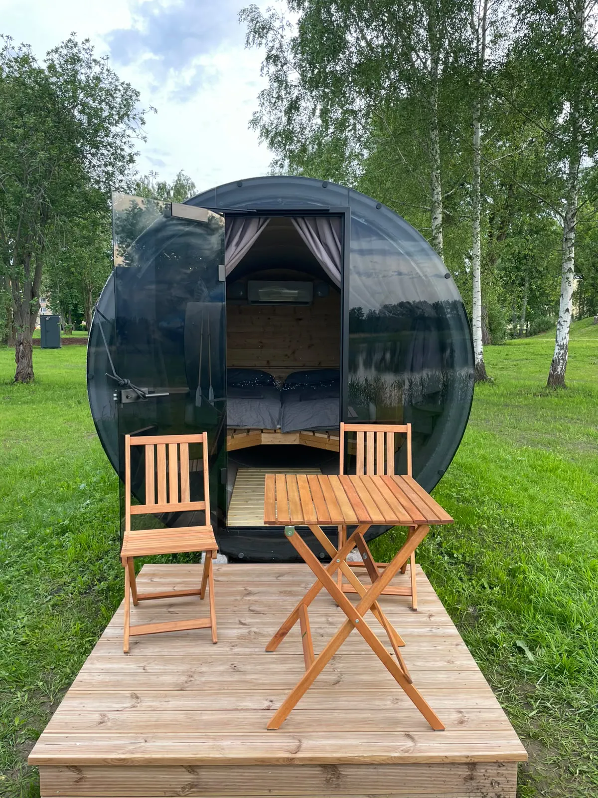 Panorāmas logs ar skatu uz Lielupi